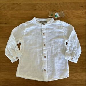Boutchou Kids' white Button-Down Shirt NWT